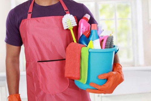 Professional oven cleaning service in a Kingston upon Thames home kitchen