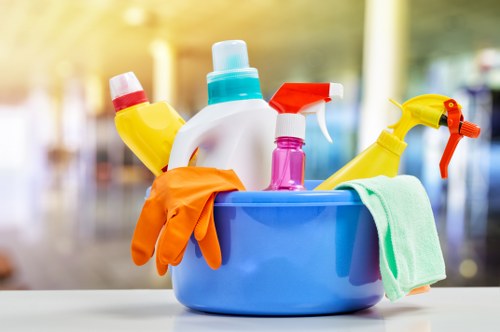 Cleaner restoring a stone or sealed floor surface in a local property