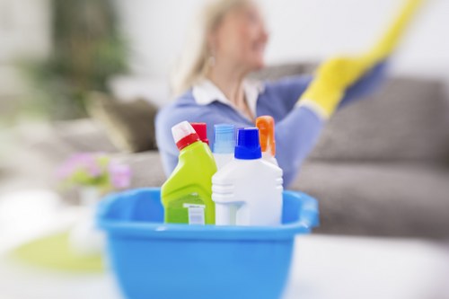 Furniture and household items being cleared from a property in Kingston upon Thames